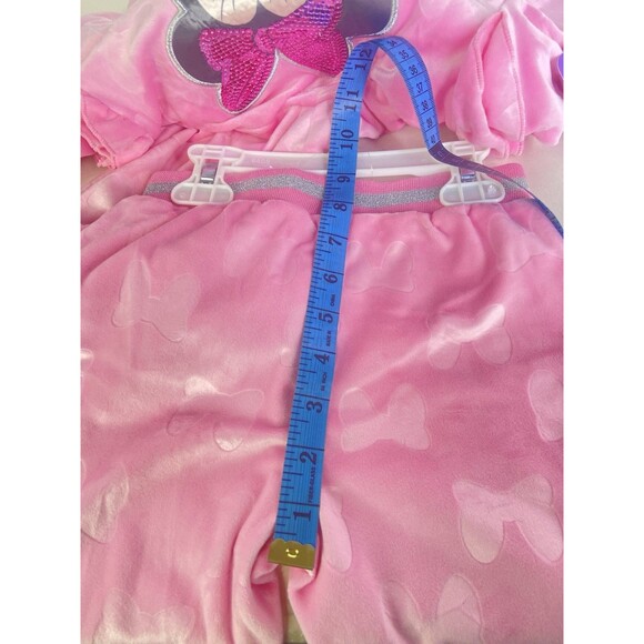 Disney Minnie Mouse 3pc Pink Zip Hoodie Top Pants Matching Outfit Set Girls 3T - Picture 15 of 16
